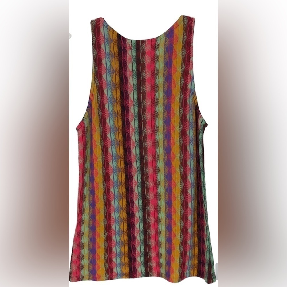 Aldomartins Anthropologie Marabella Knit Tank Top Geometric Sleeveless SzSmall - Picture 4 of 9